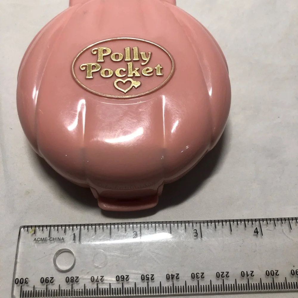 Polly Pocket Nancy's Wedding Day Pink Shell Compact Bluebird Toys Vintage 1989 - Picture 6 of 10